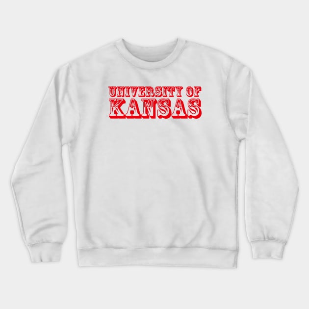 University Of Kansas (Red) Crewneck Sweatshirt by EMP